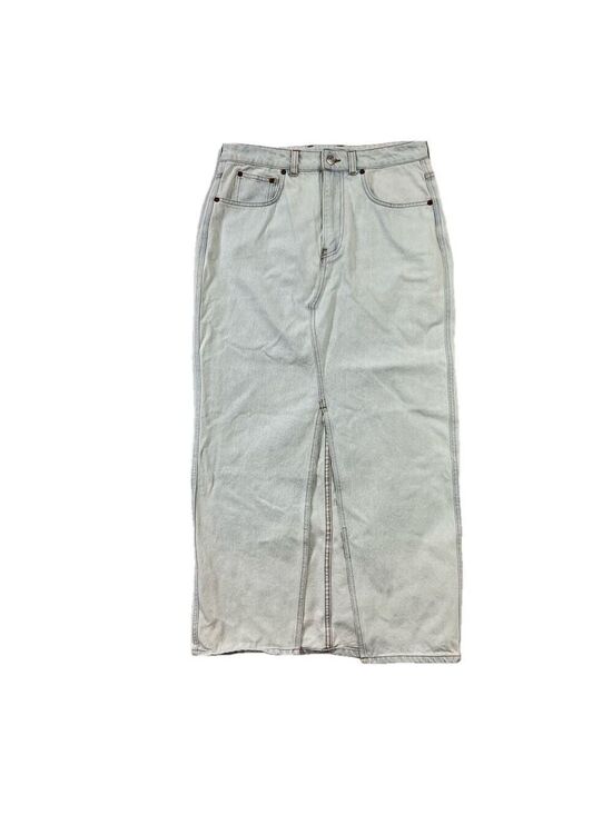 Industry Republic Clothing Sweaters - Industry Republic Clothing Maxi Skirt Women's Sz 8 Light Washed Denim Blue Long